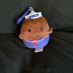 Stranger things ice cream plush keychain